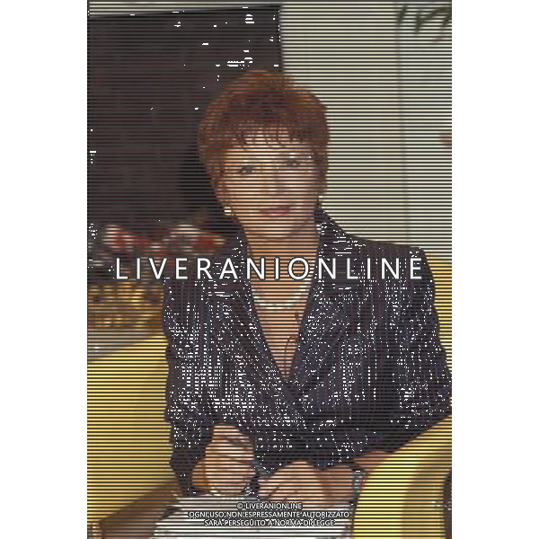 ARCHIVIO NELLA FOTO ANNA BARTOLINI AG ALDO LIVERANI