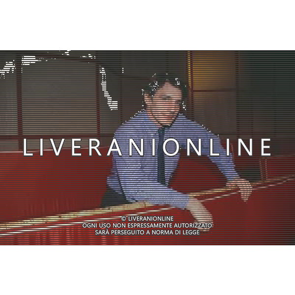 NELLA FOTO David Sassoli giornalista AG aldo liverani