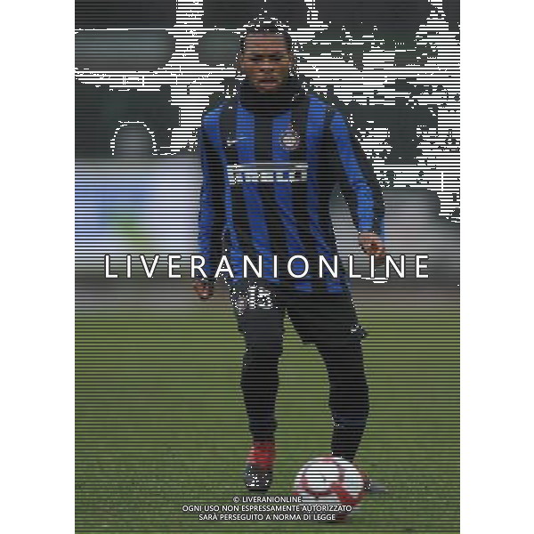 62¡ Torneo Viareggio Cup World Football Tournament Coppa Carnevale-Gr.A Gir.2 Viareggio - 05.02.2010 Inter-A.P.I.A. Leichhard Tiger Nella Foto:OBI JOEL CHUKWUMA /Ph.Vitez-Ag. Aldo Liverani