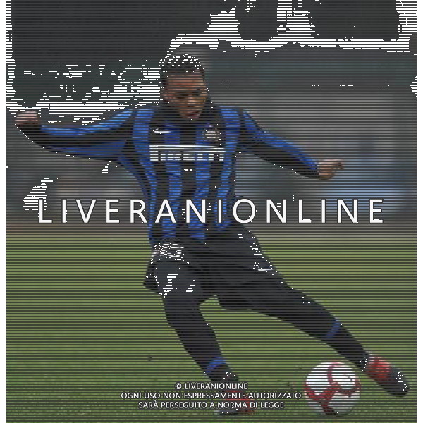 62¡ Torneo Viareggio Cup World Football Tournament Coppa Carnevale-Gr.A Gir.2 Viareggio - 05.02.2010 Inter-A.P.I.A. Leichhard Tiger Nella Foto:OBI JOEL CHUKWUMA /Ph.Vitez-Ag. Aldo Liverani