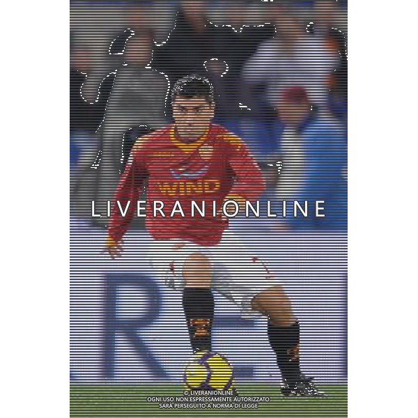 Roma - 04/02/2010 - Stadio Olimpico - TIM CUP 2009/2010 - semifinale di andata - AS Roma vs Udinese - nella foto: David Marcelo PIZARRO ph. Corradetti / ©Aldo Liverani Sas