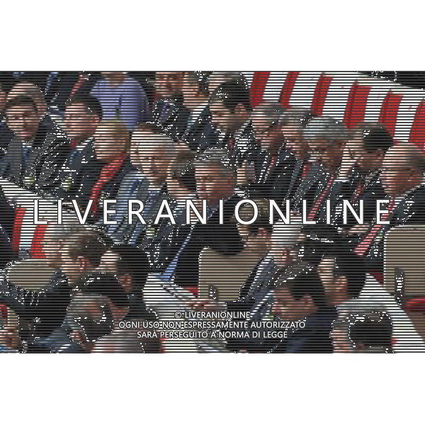 SORTEGGI DI QUALIFICAZIONE AGLI EUROPEI DI CALCIO UCRAINA-POLONIA 2012 - VARSAVIA SALA DEI CONGRESSI 07.02.2010 NELLA FOTO GUUS HIDDINK DRAWING SELECTION CHAMPIONSHIP GROUP IN FOOTBALL TO EURO 2012 UKRAINE POLAND ©ZOFIA SZUSTER / PRESSFOCUS / NEWSPIX.PL Newspix.pl/Agenzia Aldo Liverani Sas - ITALY ONLY - 