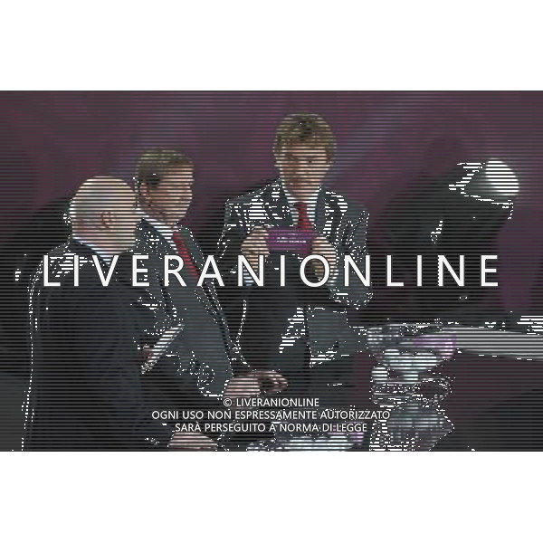 SORTEGGI DI QUALIFICAZIONE AGLI EUROPEI DI CALCIO UCRAINA-POLONIA 2012 - VARSAVIA SALA DEI CONGRESSI 07.02.2010 NELLA FOTO GIANNI INFANTINO DRAWING SELECTION CHAMPIONSHIP GROUP IN FOOTBALL TO EURO 2012 UKRAINE POLAND ©ZOFIA SZUSTER / PRESSFOCUS / NEWSPIX.PL Newspix.pl/Agenzia Aldo Liverani Sas - ITALY ONLY - l