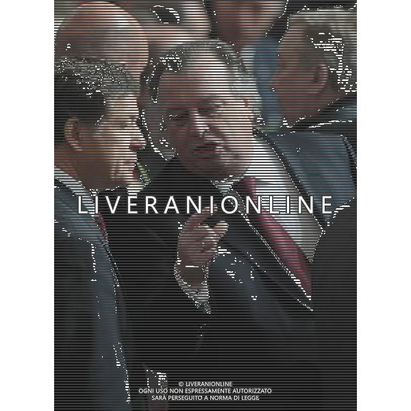 The Austrian football association General Secretary Alfred Ludwig (R) , after the UEFA EURO 2012 qualifying Draw Cremony in the Congress Hall of the Palace of Culture and Science in Warsaw, Poland, 7 February 2010. /Agenzia Aldo Liverani Sas - ITALY ONLY - VARSAVIA: SORTEGGI DI QUALIFICAZIONE AGLI EUROPEI DI CALCIO UCRAINA-POLONIA 2012