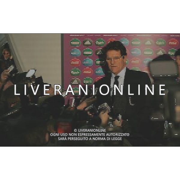 Fabio Capello, head coach of Britisch team speaks to media after the draw for the UEFA EURO 2012 soccer championschips in the Congress Hall of the Palace of Culture and Science in Warsaw, Poland, 7 February 2010. 51 teams taking part in the Euro 2012 qualifications will create nine groups. Six of them will consist of six teams, and three of them – five. Winners and one team from the second place with the best achievements will advance to championships directly. The other eight teams classified on the second position in the group will set up four pairs. The EURO 2012 European soccer championship will kick off June 2012 in Poland and Ukraine. The opening match at the National Stadium in Warsaw will take place on 8 June. Eliminations will begin in September 2010 and will last until autumn 2011. /Agenzia Aldo Liverani Sas - ITALY ONLY - VARSAVIA: SORTEGGI DI QUALIFICAZIONE AGLI EUROPEI DI CALCIO UCRAINA-POLONIA 2012