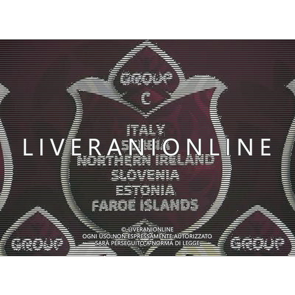 The results Gropu C after the draw for the UEFA EURO 2012 socce championschips are diplayed in the Congress Hall of the Palace of Culture and Science in Warsaw, Poland, 7 February 2010. 51 teams taking part in the Euro 2012 qualifications will create nine groups. Six of them will consist of six teams, and three of them – five. Winners and one team from the second place with the best achievements will advance to championships directly. The other eight teams classified on the second position in the group will set up four pairs. The EURO 2012 European soccer championship will kick off June 2012 in Poland and Ukraine. The opening match at the National Stadium in Warsaw will take place on 8 June. Eliminations will begin in September 2010 and will last until autumn 2011. /Agenzia Aldo Liverani Sas - ITALY ONLY - VARSAVIA: SORTEGGI DI QUALIFICAZIONE AGLI EUROPEI DI CALCIO UCRAINA-POLONIA 2012