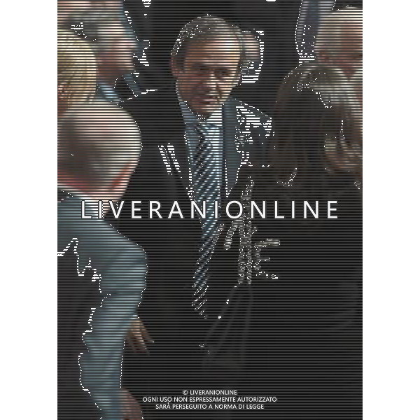 UEFA President Michel Platini C) during the UEFA EURO 2012 qualifying Draw Cremony in the Congress Hall of the Palace of Culture and Science in Warsaw, Poland, 7 February 2010. 51 teams taking part in the Euro 2012 qualifications will create nine groups. Six of them will consist of six teams, and three of them – five. Winners and one team from the second place with the best achievements will advance to championships directly. The other eight teams classified on the second position in the group will set up four pairs. The EURO 2012 European soccer championship will kick off June 2012 in Poland and Ukraine. The opening match at the National Stadium in Warsaw will take place on 8 June. Eliminations will begin in September 2010 and will last until autumn 2011. /Agenzia Aldo Liverani Sas - ITALY ONLY - VARSAVIA: SORTEGGI DI QUALIFICAZIONE AGLI EUROPEI DI CALCIO UCRAINA-POLONIA 2012