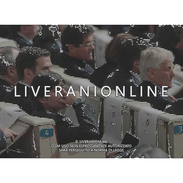 Germany head coach Joachim Loew (L) before the UEFA EURO 2012 qualifying Draw Cremony in the Congress Hall of the Palace of Culture and Science in Warsaw, Poland, 7 February 2010. 51 teams taking part in the Euro 2012 qualifications will create nine groups. Six of them will consist of six teams, and three of them – five. Winners and one team from the second place with the best achievements will advance to championships directly. The other eight teams classified on the second position in the group will set up four pairs. The EURO 2012 European soccer championship will kick off June 2012 in Poland and Ukraine. The opening match at the National Stadium in Warsaw will take place on 8 June. Eliminations will begin in September 2010 and will last until autumn 2011. /Agenzia Aldo Liverani Sas - ITALY ONLY - VARSAVIA: SORTEGGI DI QUALIFICAZIONE AGLI EUROPEI DI CALCIO UCRAINA-POLONIA 2012