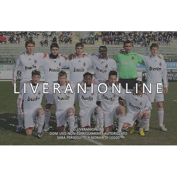 62¡ Torneo Viareggio Cup World Football Tournament Coppa Carnevale Ottavi Viareggio - 09.02.2010 Torino-Milan Nella Foto:MILAN-SQUADRA-FORMAZIONE /Ph.Vitez-Ag. Aldo Liverani