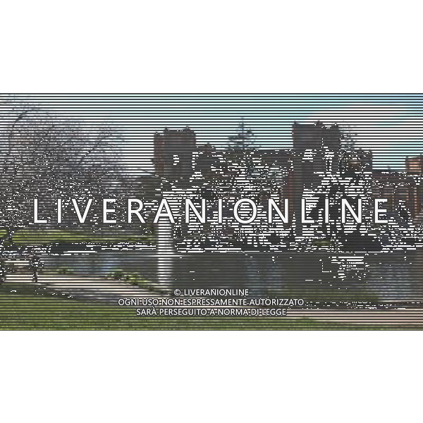 (100210) -- SAN FRANCISC0, Feb. 10, 2010 () -- Photo taken on Feb. 8, 2010 shows the Site of the Panama Pacific International Exposition in San Francisco, California, the United States. As a celebration of the completion of the Panama Canal, the exposition held here in 1915 was a tremendous success. Constructed from temporary materials, almost all the fair\'s various buildings and attractions were pulled down in late 1915.The only surviving building, the Palace of Fine Arts, remained in place and was completely reconstructed in the 1960\'s. (/Wu Kaixiang) (wjd) /Agenzia Aldo Liverani Sas - ITALY ONLY - VEDUTE DELLA CITTA\' DI SAN FRANCISCO, CALIFORNIA , USA
