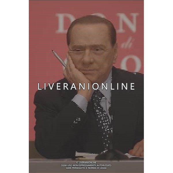 ROMA, 10 FEBBRAIO 2010 PRESENTAZIONE DEL LIBRO: DONNE DI CUORI DI B. VESPA NELLA FOTO: SILVIO BERLUSCONI ©AGENZIA ALDO LIVERANI SAS