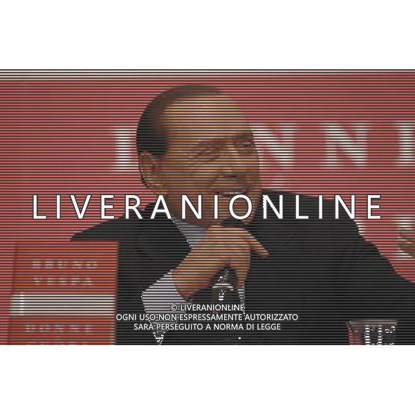 ROMA, 10 FEBBRAIO 2010 PRESENTAZIONE DEL LIBRO: DONNE DI CUORI DI B. VESPA NELLA FOTO:SILVIO BERLUSCONI ©AGENZIA ALDO LIVERANI SAS