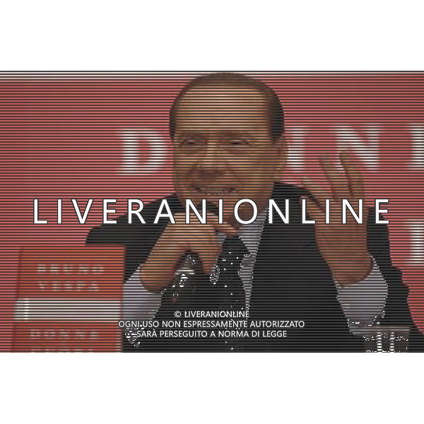 ROMA, 10 FEBBRAIO 2010 PRESENTAZIONE DEL LIBRO: DONNE DI CUORI DI B. VESPA NELLA FOTO: SILVIO BERLUSCONI ©AGENZIA ALDO LIVERANI SAS