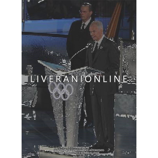 (100212) -- VANCOUVER, Feb. 12, 2010 -- John Furlong, CEO of Vancouver Organizing Committee for the 2010 Olympic and Paralympic Winter Games (VANOC), delivers a speech during the opening ceremony for the 2010 Winter Olympic Games is staged inside the BC Place stadium in Vancouver, Canada on Feb. 12, 2010. Xu Jiajun) (hy) /Agenzia Aldo Liverani Sas - ITALY ONLY - CERIMONIA D\'APERTURA DEI XXI GIOCHI OLIMPICI INVERNALI OLIMPIADI DI VANCOUVER 2010 - CANADA
