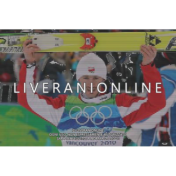 21mi GIOCHI OLIMPICI DI VANCOUVER ( CANADA) specialita\' ski jumping ( salto con gli sci) nella foto: ADAM MALYSZ ( Polonia) - medaglia argento © JERZY KLESZCZ / NEWSPIX.PL - Ag. Aldo Liverani sas ITALY ONLY 