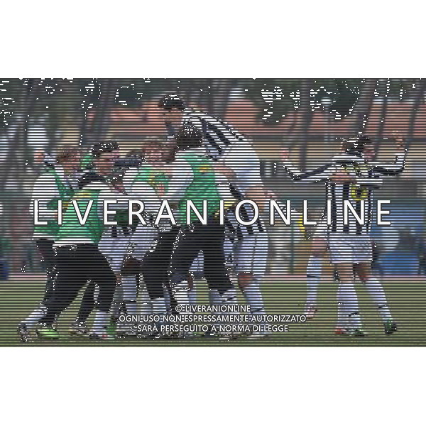 62Á Torneo Viareggio Cup World Football Tournament Coppa Carnevale Finale Viareggio - 15.02.2010 Juventus-Empoli Nella FotoL\'ESULTANZA DI YAGO FALQUE DOPO IL GOL /Ph.Vitez-Ag. Aldo Liverani