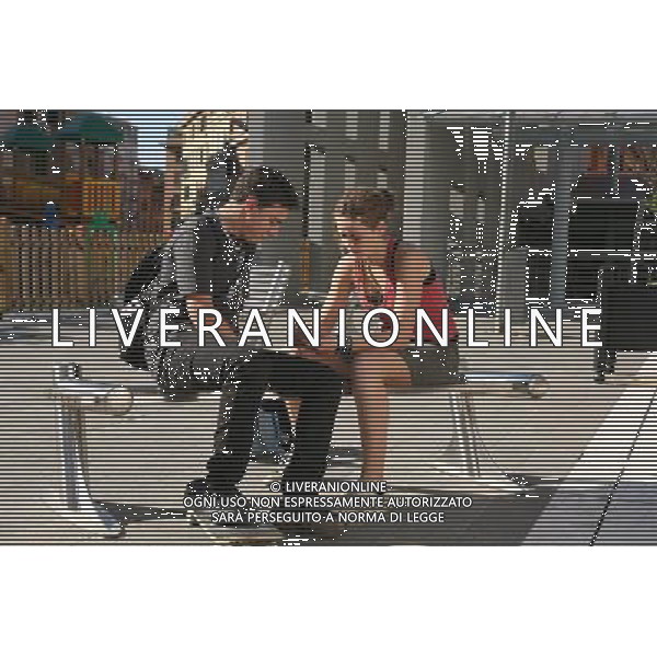 FILM\'GENITORI \'FIGLI-AGITARE BENE PRIMA DELL\'USO\' NELLA FOTO Vittorio Emanuele Propizio, Chiara Passarelli AG ALDO LIVERANI