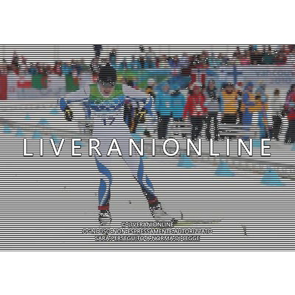 ITALY ONLY: 21mi GIOCHI OLIMPICI DI VANCOUVER ( CANADA) SPECIALITA\' GARA FEMMINILE CROSS COUNTRY ( SCI DI FONDO A TECNICA LIBERA) 10 KM. nella foto: KRISTINA SMIGUN( medaglia d\'argento) FOTO JERZY KLESZCZ /NEWSPIX.PL - Ag. Aldo Liverani sas ITALY ONLY 