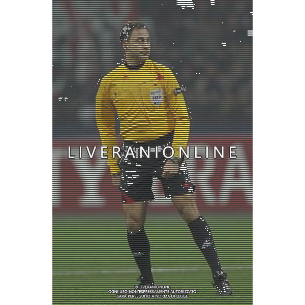 Champions League 2009/2010 Ottavi di Finale Milano - 16.02.2010 Milan-Manchester United Nella Foto: arbitro olegario benquerenca /luzzani-Ag. Aldo Liverani