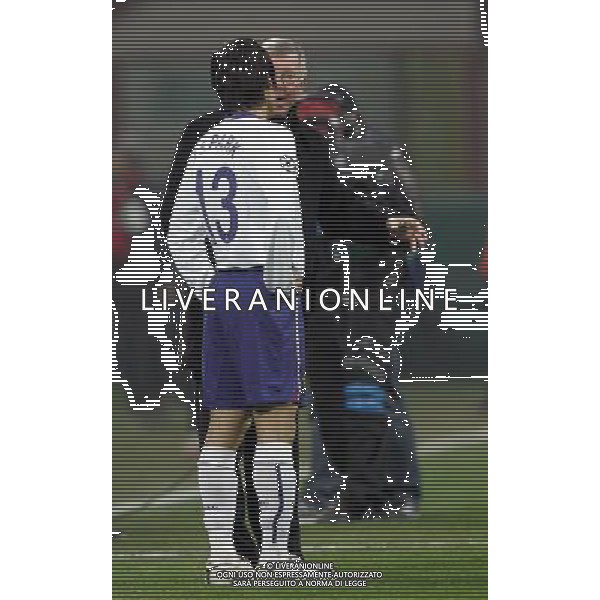 Champions League 2009/2010 Ottavi di Finale Milano - 16.02.2010 Milan-Manchester United Nella Foto: ferguson e park /luzzani-Ag. Aldo Liverani