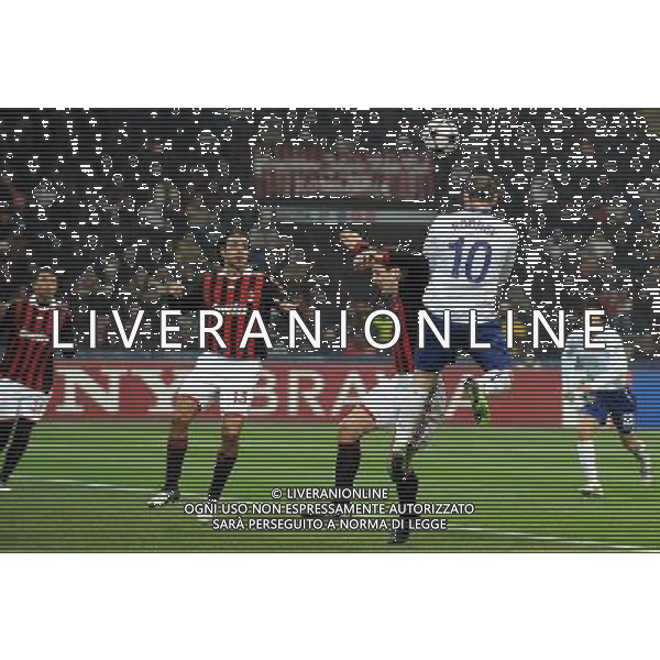 Champions League 2009/2010 Ottavi di Finale Milano - 16.02.2010 Milan-Manchester United Nella Foto:il gol di wayne rooney /Ph.Vitez-Ag. Aldo Liverani