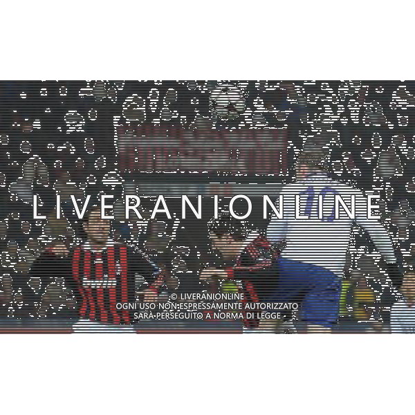Champions League 2009/2010 Ottavi di Finale Milano - 16.02.2010 Milan-Manchester United Nella Foto:il gol di wayne rooney /Ph.Vitez-Ag. Aldo Liverani