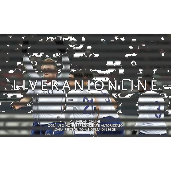 Champions League 2009/2010 Ottavi di Finale Milano - 16.02.2010 Milan-Manchester United Nella Foto: l\'esultanza di rooney dopo il gol /Ph.Vitez-Ag. Aldo Liverani