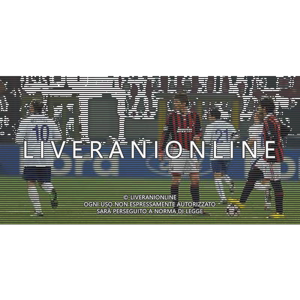 Champions League 2009/2010 Ottavi di Finale Milano - 16.02.2010 Milan-Manchester United Nella Foto: l\'esultanza di rooney dopo il gol /Ph.Vitez-Ag. Aldo Liverani