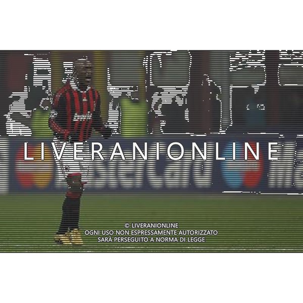 Champions League 2009/2010 Ottavi di Finale Milano - 16.02.2010 Milan-Manchester United Nella Foto: l\'esultanza di clarence seedorf dopo il gol /luzzani-Ag. Aldo Liverani