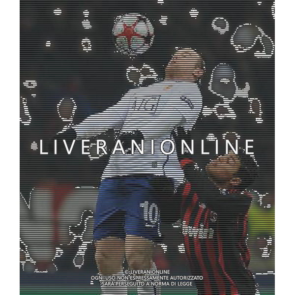 Champions League 2009/2010 Ottavi di Finale Milano - 16.02.2010 Milan-Manchester United Nella Foto:ROONEY-THIAGO SILVA /Ph.Vitez-Ag. Aldo Liverani