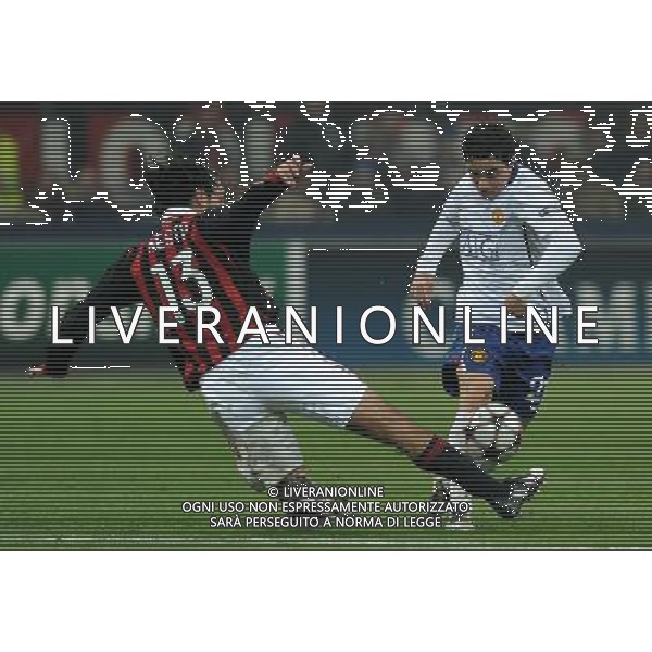 Champions League 2009/2010 Ottavi di Finale Milano - 16.02.2010 Milan-Manchester United Nella Foto:RAFAEL NESTA /Ph.Vitez-Ag. Aldo Liverani