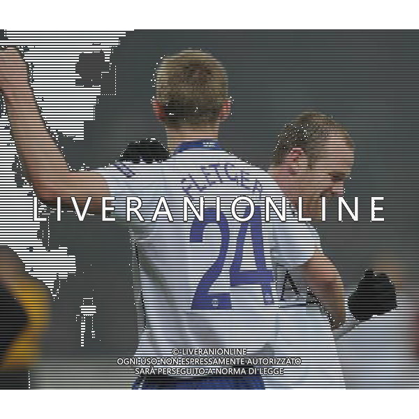 Champions League 2009/2010 Ottavi di Finale Milano - 16.02.2010 Milan-Manchester United Nella Foto:ROONEY ESULTA /Ph.Vitez-Ag. Aldo Liverani