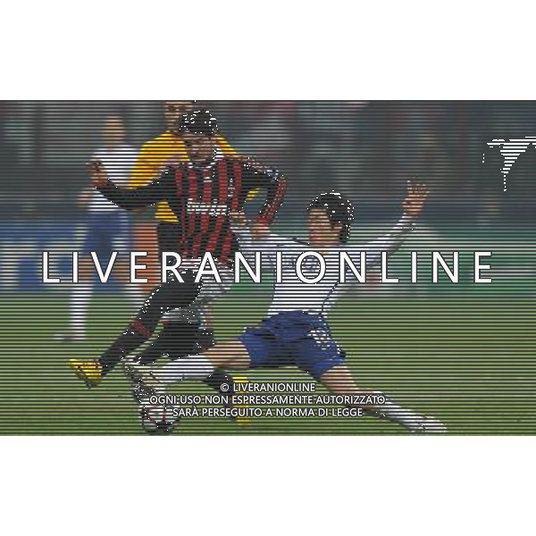 Champions League 2009/2010 Ottavi di Finale Milano - 16.02.2010 Milan-Manchester United Nella Foto:PATO-PARK /Ph.Vitez-Ag. Aldo Liverani