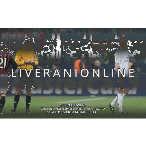 Champions League 2009/2010 Ottavi di Finale Milano - 16.02.2010 Milan-Manchester United Nella Foto:CARRICK ESPULSIONE /Ph.Vitez-Ag. Aldo Liverani