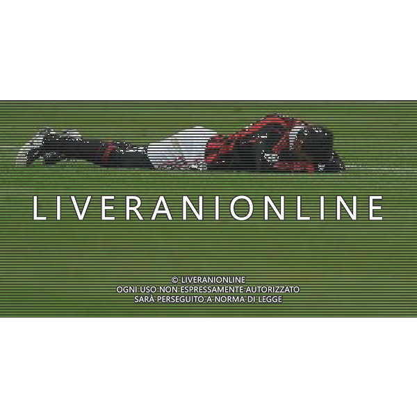 Champions League 2009/2010 Ottavi di Finale Milano - 16.02.2010 Milan-Manchester United Nella Foto:DELUSIONE THIAGO SILVA /Ph.Vitez-Ag. Aldo Liverani