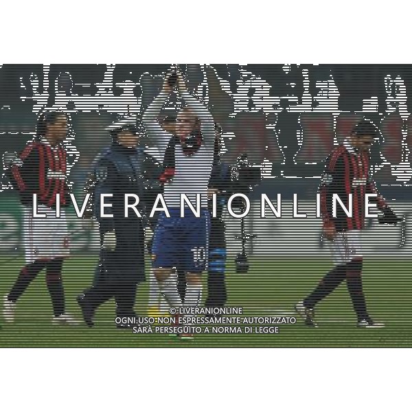 Champions League 2009/2010 Ottavi di Finale Milano - 16.02.2010 Milan-Manchester United Nella Foto:ESULTANZA FINALE ROONEY /Ph.Vitez-Ag. Aldo Liverani