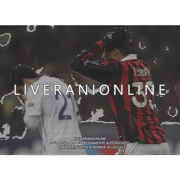 Champions League 2009/2010 Ottavi di Finale Milano - 16.02.2010 Milan-Manchester United Nella Foto: thiago silva /luzzani-Ag. Aldo Liverani