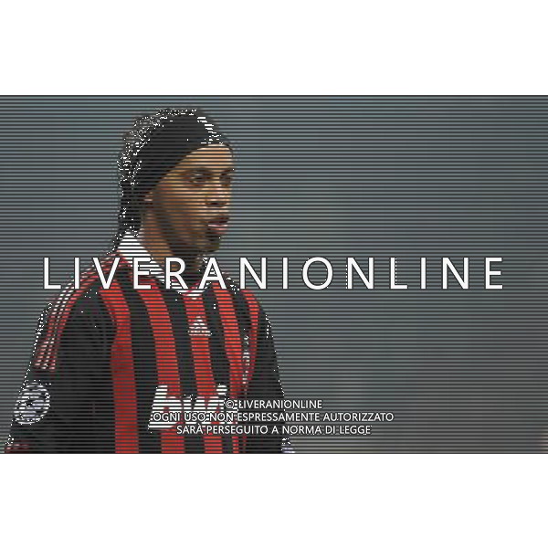 Champions League 2009/2010 Ottavi di Finale Milano - 16.02.2010 Milan-Manchester United Nella Foto:RONALDINHO /Ph.Vitez-Ag. Aldo Liverani