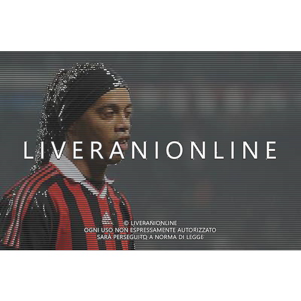 Champions League 2009/2010 Ottavi di Finale Milano - 16.02.2010 Milan-Manchester United Nella Foto:RONALDINHO /Ph.Vitez-Ag. Aldo Liverani