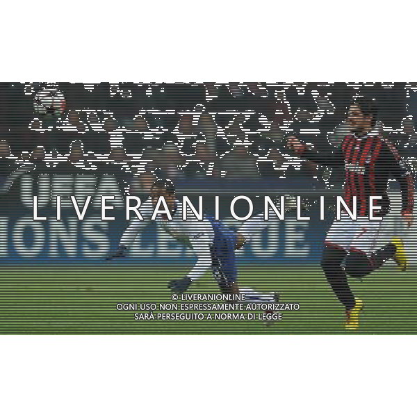 Champions League 2009/2010 Ottavi di Finale Milano - 16.02.2010 Milan-Manchester United Nella Foto:EVRA-PATO /Ph.Vitez-Ag. Aldo Liverani