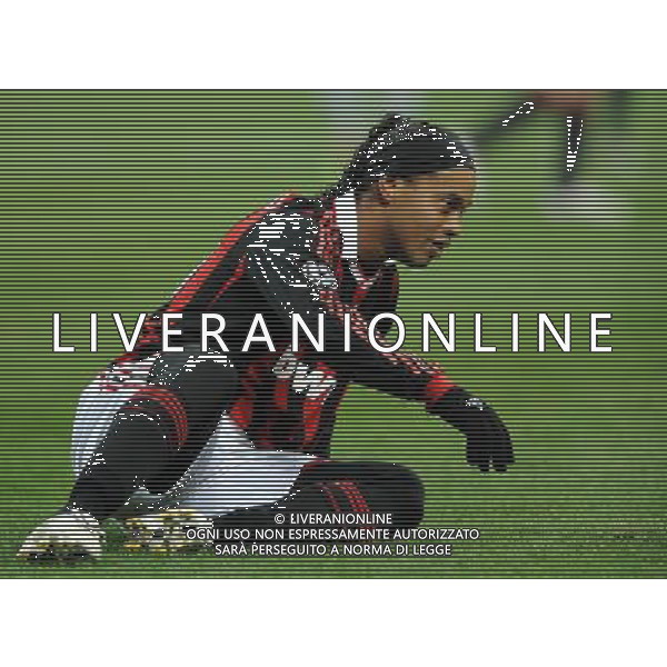 Champions League 2009/2010 Ottavi di Finale Milano - 16.02.2010 Milan-Manchester United Nella Foto:RONALDINHO /Ph.Vitez-Ag. Aldo Liverani
