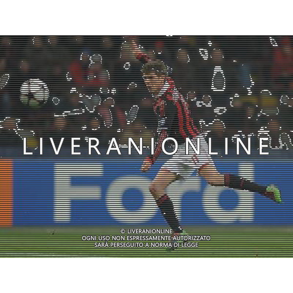 Champions League 2009/2010 Ottavi di Finale Milano - 16.02.2010 Milan-Manchester United Nella Foto:HUNTELAAR /Ph.Vitez-Ag. Aldo Liverani