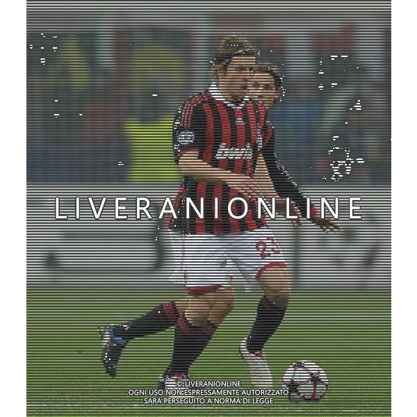 Champions League 2009/2010 Ottavi di Finale Milano - 16.02.2010 Milan-Manchester United Nella Foto:AMBROSINI MASSIMO /Ph.Vitez-Ag. Aldo Liverani