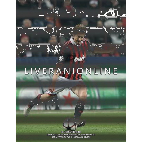 Champions League 2009/2010 Ottavi di Finale Milano - 16.02.2010 Milan-Manchester United Nella Foto:AMBROSINI MASSIMO /Ph.Vitez-Ag. Aldo Liverani