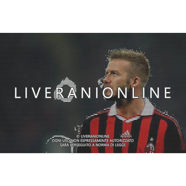 Champions League 2009/2010 Ottavi di Finale Milano - 16.02.2010 Milan-Manchester United Nella Foto:BECKHAM DAVID /Ph.Vitez-Ag. Aldo Liverani