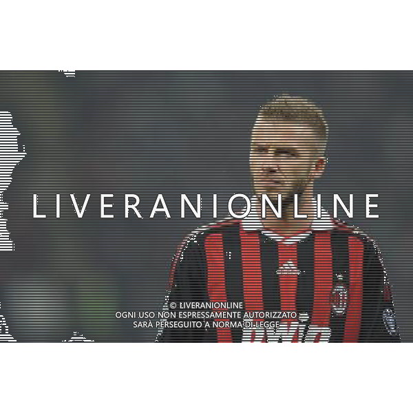 Champions League 2009/2010 Ottavi di Finale Milano - 16.02.2010 Milan-Manchester United Nella Foto:BECKHAM DAVID /Ph.Vitez-Ag. Aldo Liverani