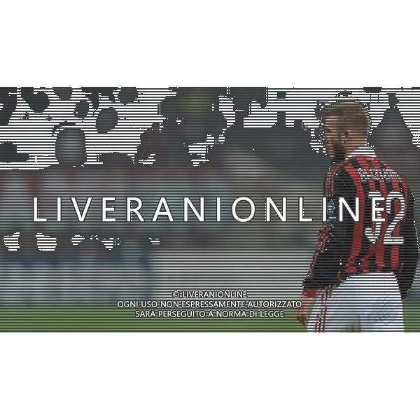 Champions League 2009/2010 Ottavi di Finale Milano - 16.02.2010 Milan-Manchester United Nella Foto:BECKHAM DAVID /Ph.Vitez-Ag. Aldo Liverani