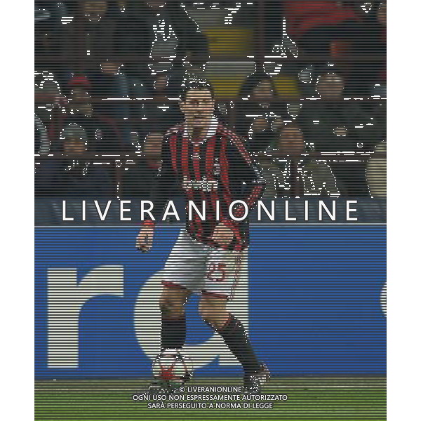 Champions League 2009/2010 Ottavi di Finale Milano - 16.02.2010 Milan-Manchester United Nella Foto:BONERA DANIELE /Ph.Vitez-Ag. Aldo Liverani
