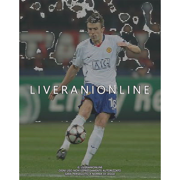 Champions League 2009/2010 Ottavi di Finale Milano - 16.02.2010 Milan-Manchester United Nella Foto:CARRICK MICHAEL /Ph.Vitez-Ag. Aldo Liverani