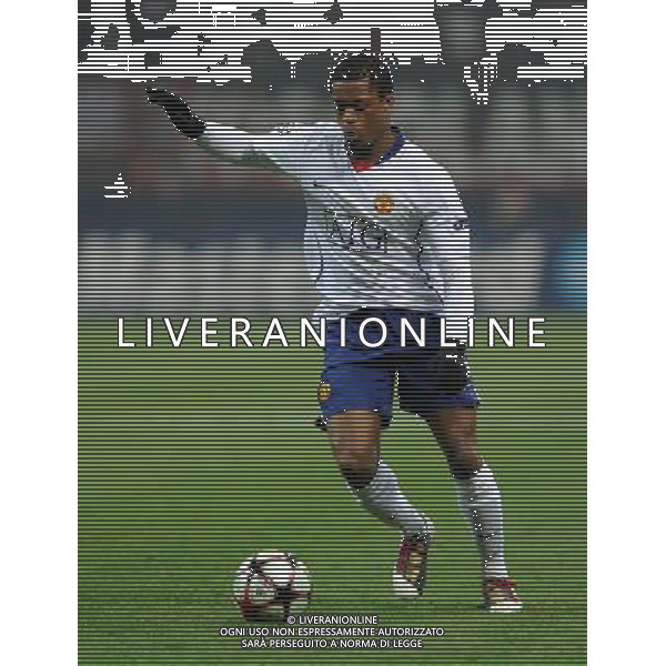 Champions League 2009/2010 Ottavi di Finale Milano - 16.02.2010 Milan-Manchester United Nella Foto:EVRA PATRICE /Ph.Vitez-Ag. Aldo Liverani